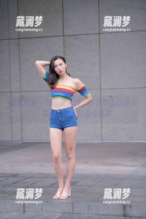 魔镜街拍 - 作品集详解：婷婷的肉丝美人，寒风也是你的最佳配角